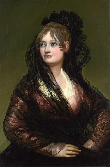 Francisco de Goya Portrait of Dona Isabel Cabos de Porcel France oil painting art